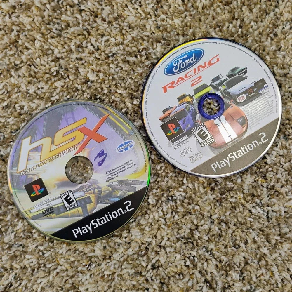 PlayStation 2 8 Game Lot SSX HSX Freestyle‎ Corvette Super Truck Ford Racing Etc
